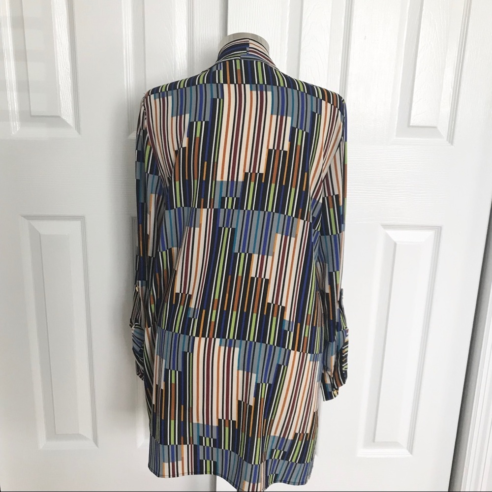 NWOT Rafaella Line Up Tie Top - Picture 6 of 8